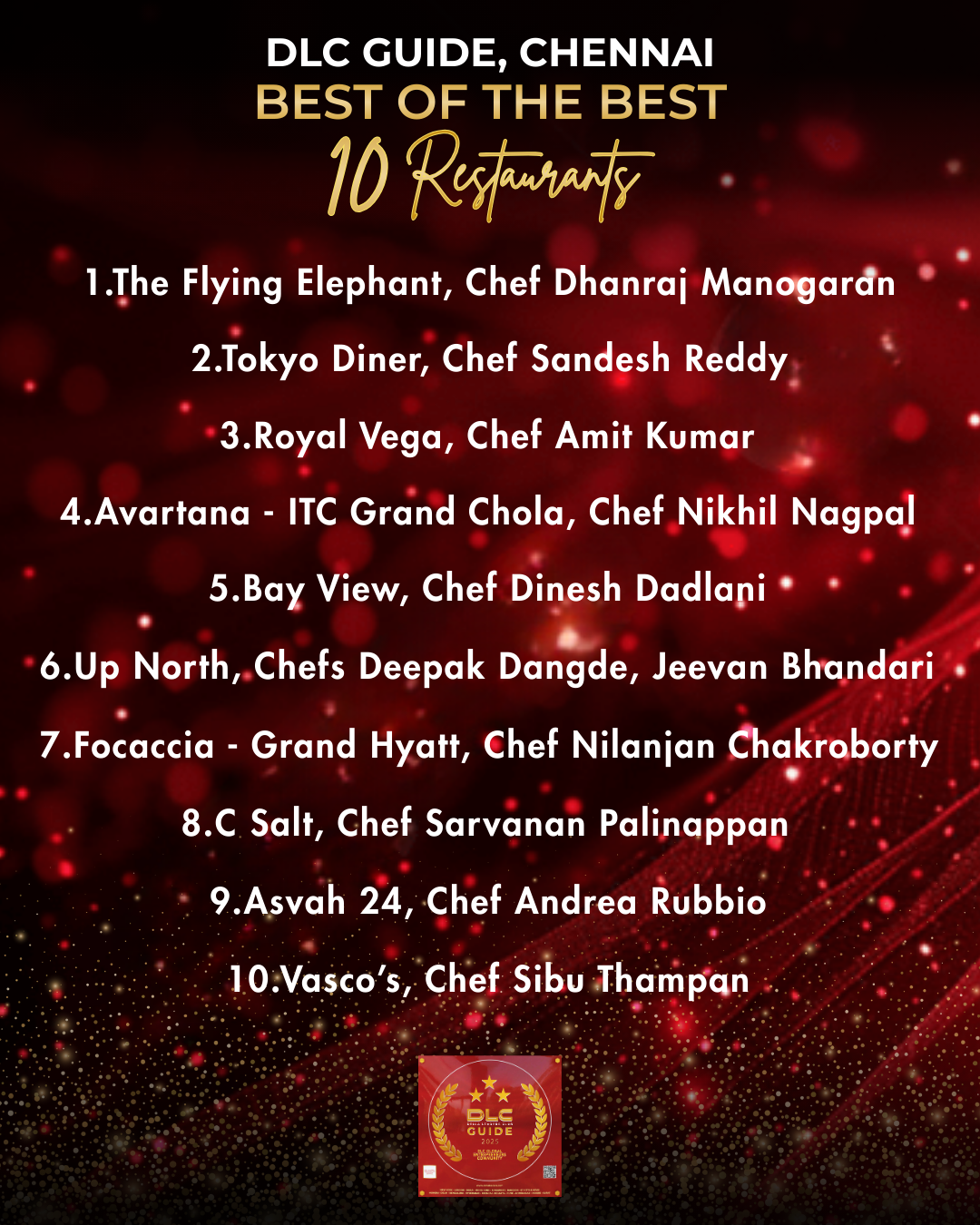 Chennai Restaurants | DLC Guide