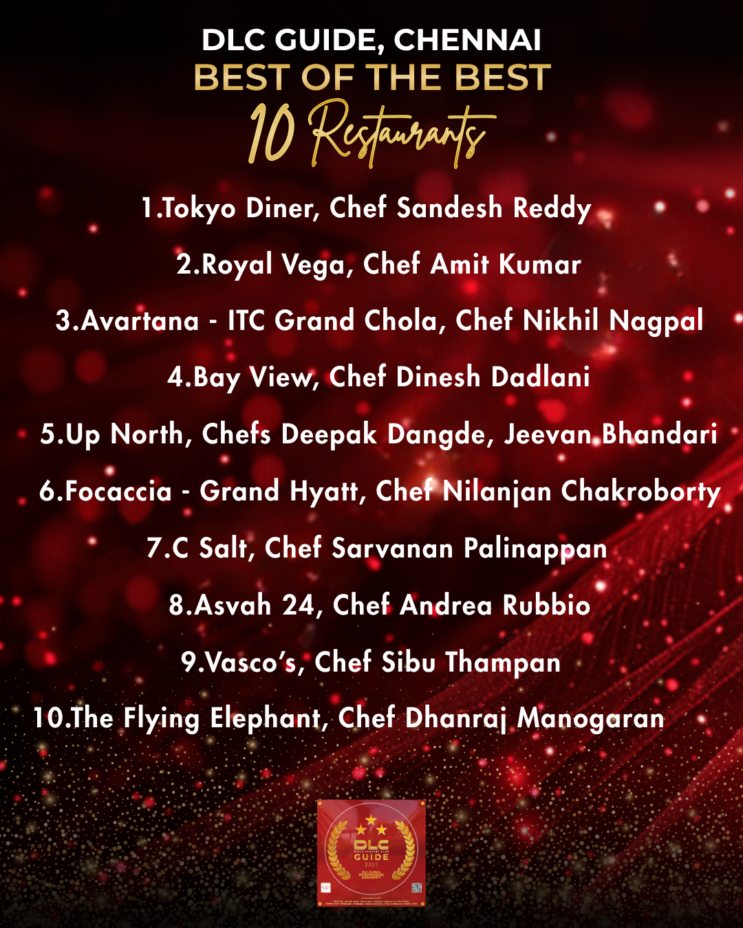 Chennai Restaurants | DLC Guide