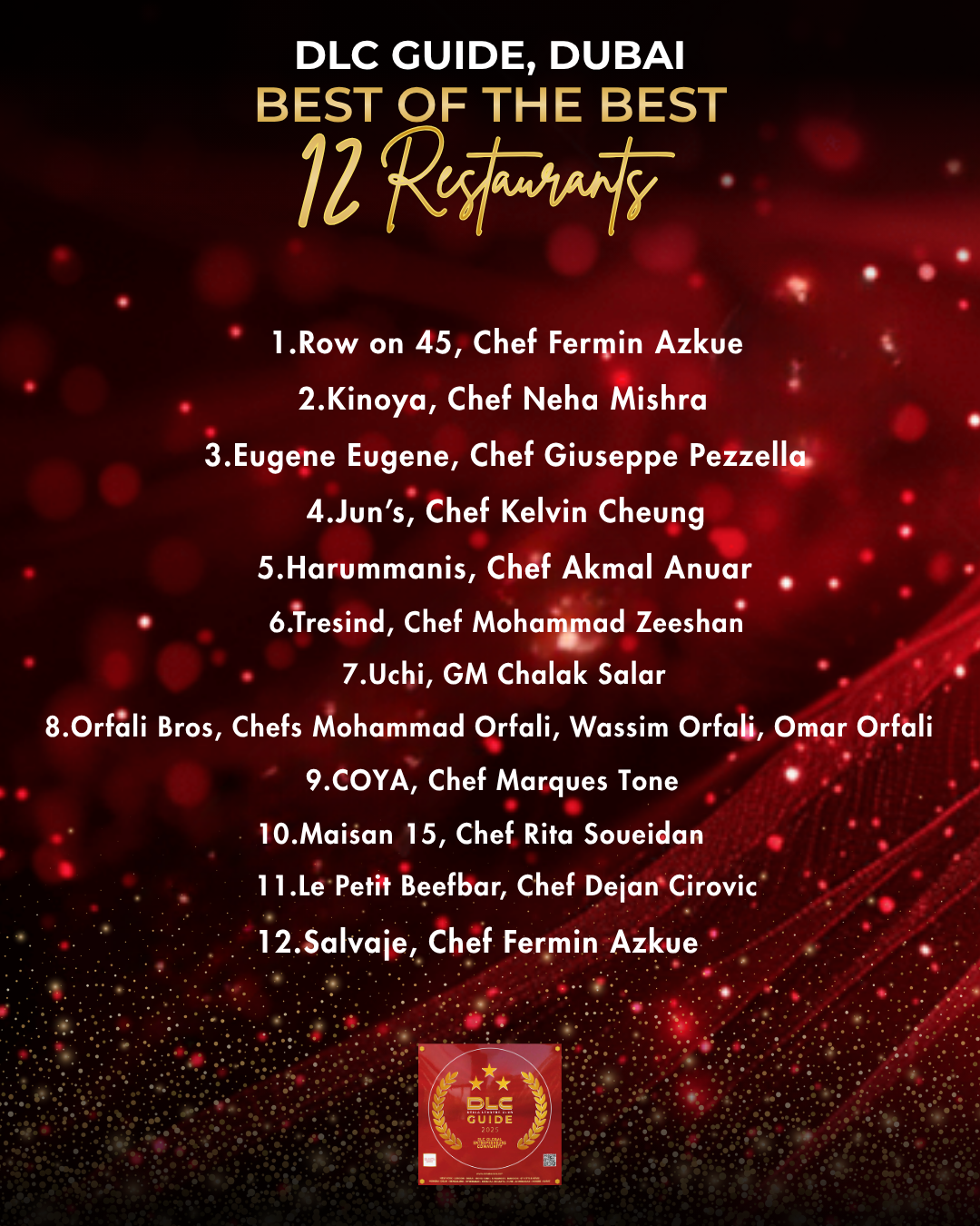 Dubai Restaurants | DLC Guide