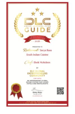 Savya Rasa Certificate