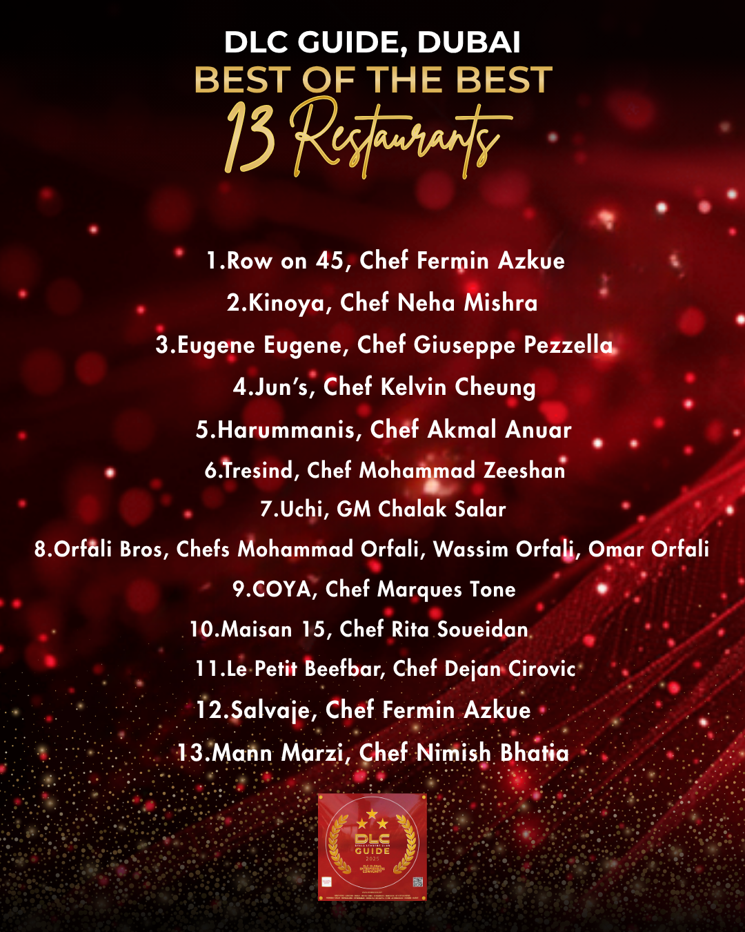 Dubai Restaurants | DLC Guide