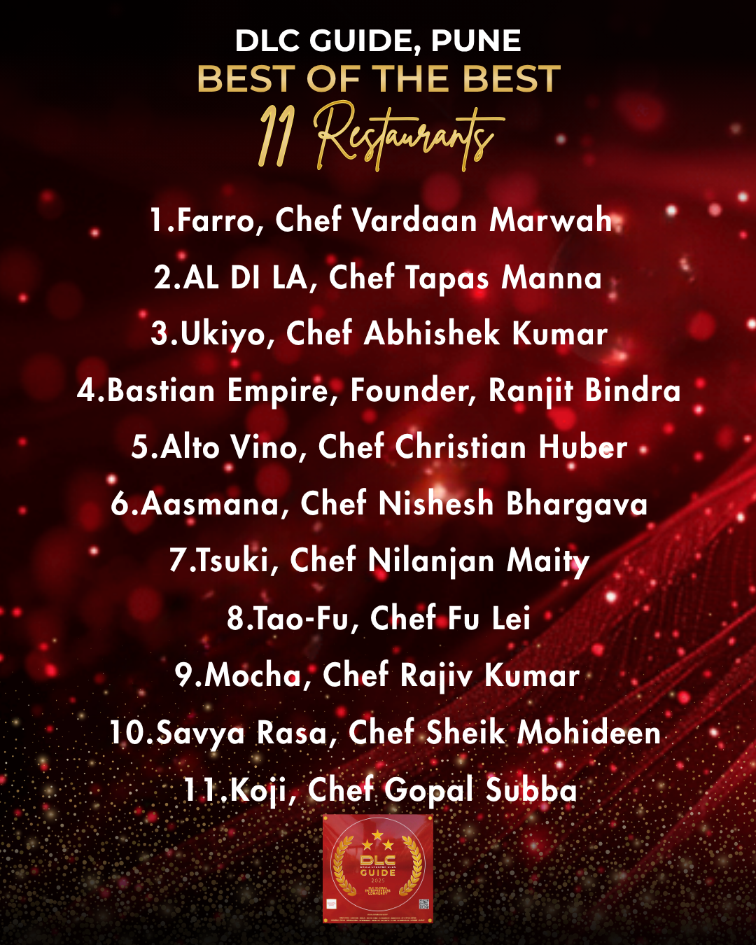Pune Restaurants | DLC Guide