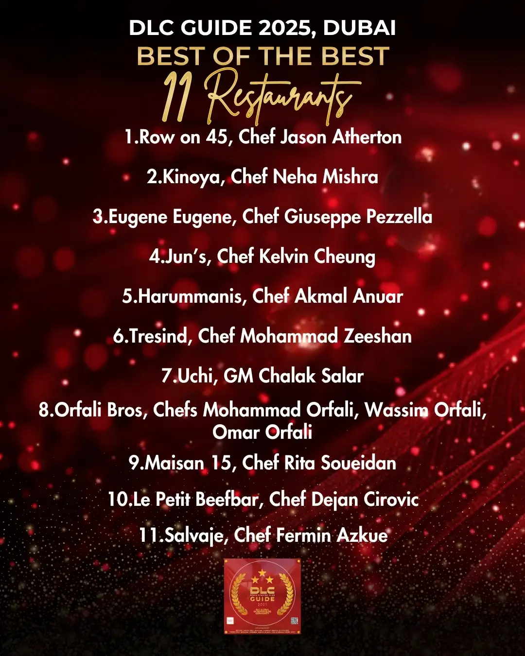 Dubai Restaurants | DLC Guide